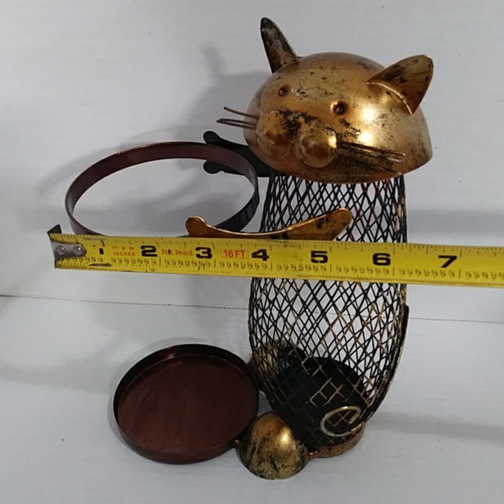 Cat Wine Holder With Cork Holder *GUC* - Picture 7 of 8